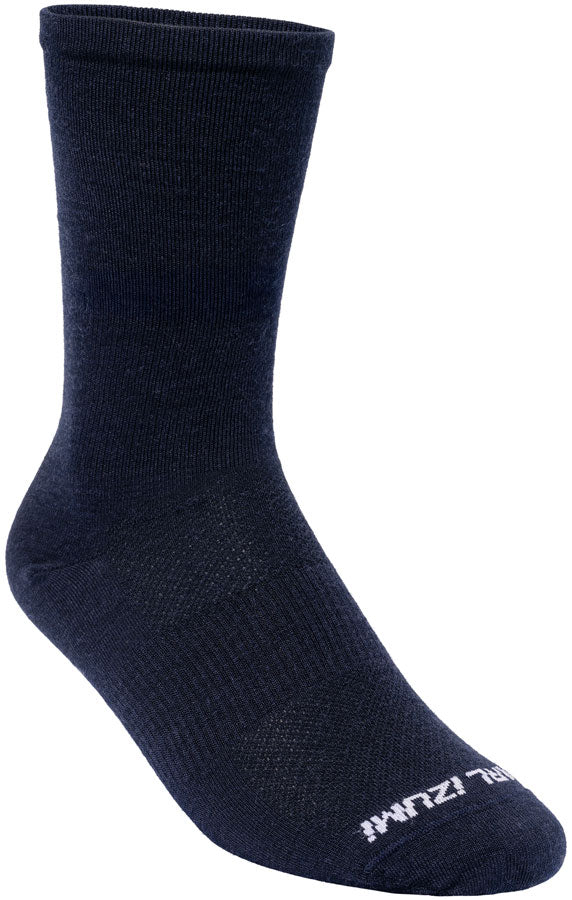 Pearl Izumi Merino Air 7inch Cycling Socks - Large Dark Navy