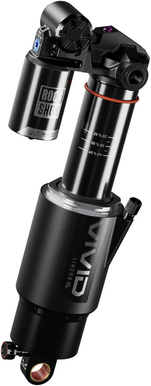 RockShox Vivid Ultimate DH RC2 Rear Shock - 225 x 70 mm Linear XL Air 2 Tokens Reb 55 / Comp 34 L/O 45 Standard Trunnion D1