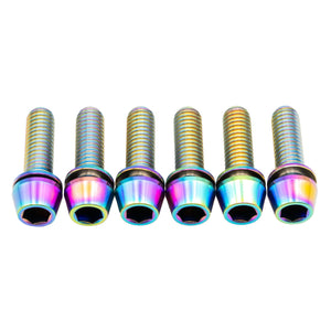 Better Bolts Race Face Turbine R Stem Bolts Kit Rainbow 6/Count