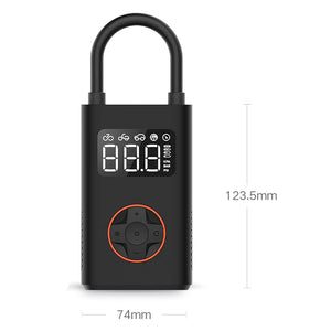 Bikase N3 Portable Tire Inflator Electronic Inflator Digital PV/SV 150 Black