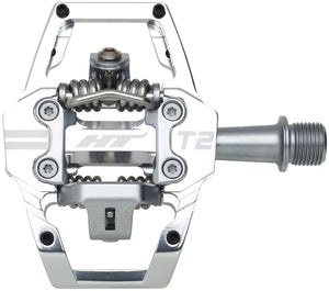 HT Components T2 Pedals - Dual Sided Clipless Platform Aluminum 9/16