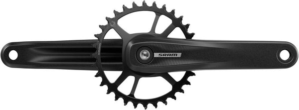 SRAM S100 Eagle Crankset - 165mm 32t Steel Chainring Aluminum Crankarms For Powerspine Bottom Bracket BLK 49mm Chainline B1