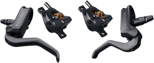 Magura MT A2 Disc Brake Lever Set - Left Right Levers Front Rear 2-Pistion Calipers BLK