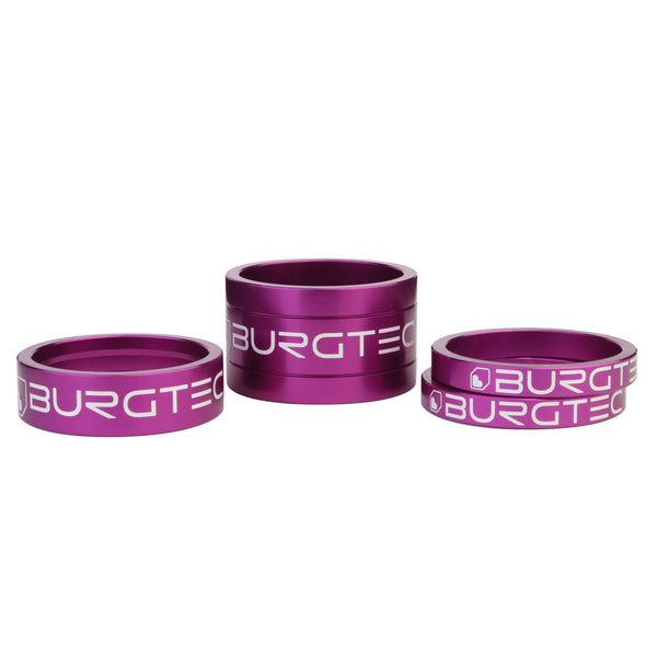 Burgtec Headset Spacer Kit Purple Rain 4/Count