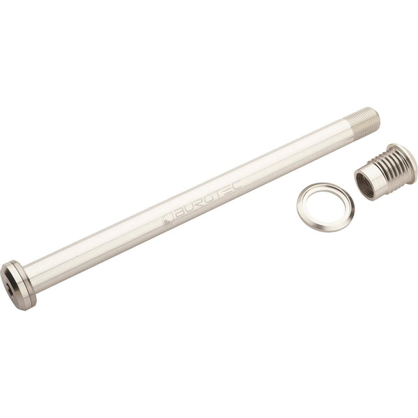 Burgtec Santa Cruz Rear Axle 12x173.7mm Rhodium Silver