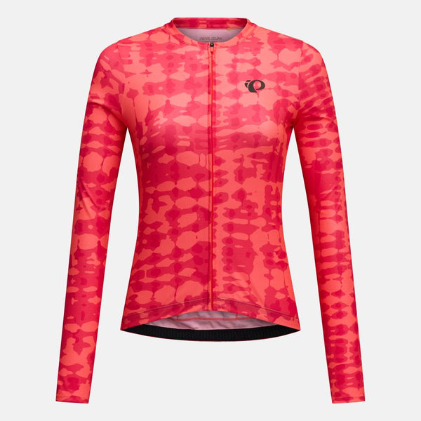 Women's Attack Long Sleeve Jersey - Fiery Coral Immerse / XS