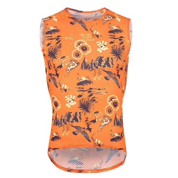 Men's Transfer Mesh Sleeveless Baselayer - FUEGO COSLOPE / S