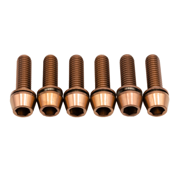 Better Bolts Race Face Turbine R Stem Bolts Kit Copper 6/Count