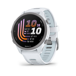 Garmin Forerunner 170 Music Watch Watch Color: Whitestone Wristband: Whitestone/Cloud Blue - Silicone