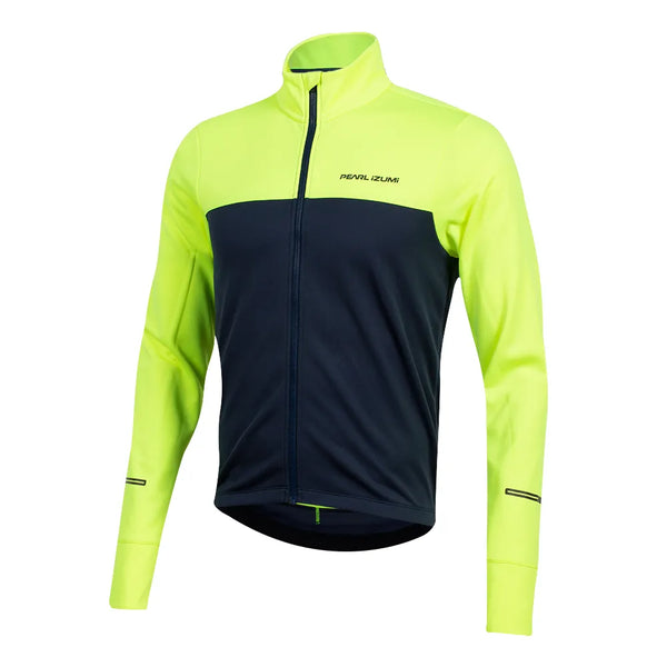 Men's Quest Thermal Jersey - SCREAMING YELLOW/NAVY / M