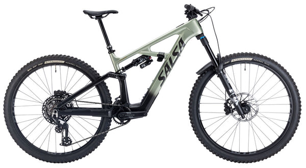 Salsa Moraine C Eagle 90 Transmission Ebike - 29" Carbon Coffee BLK / Sage Large