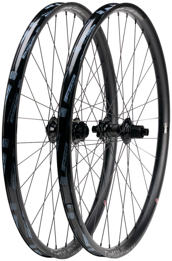 Full Speed Ahead Gradient i30 Alloy Wheelset - 29" 15 x 110mm/12 x 148mm 6-Bolt Micro Spline BLK