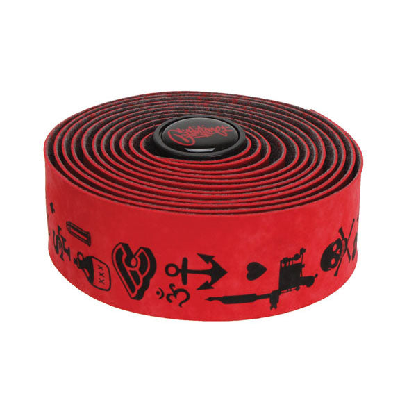 Cinelli Velvet Ribbon Handlebar Tape - Red Mike Giant