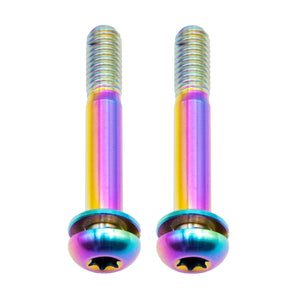 Better Bolts Titanium Flat Mount Bolt Kit 37mm Rainbow 2/Count
