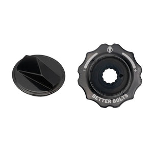 Better Bolts Fork Caps Fox Grip2/GripX2/GripX 36/38/40 Black