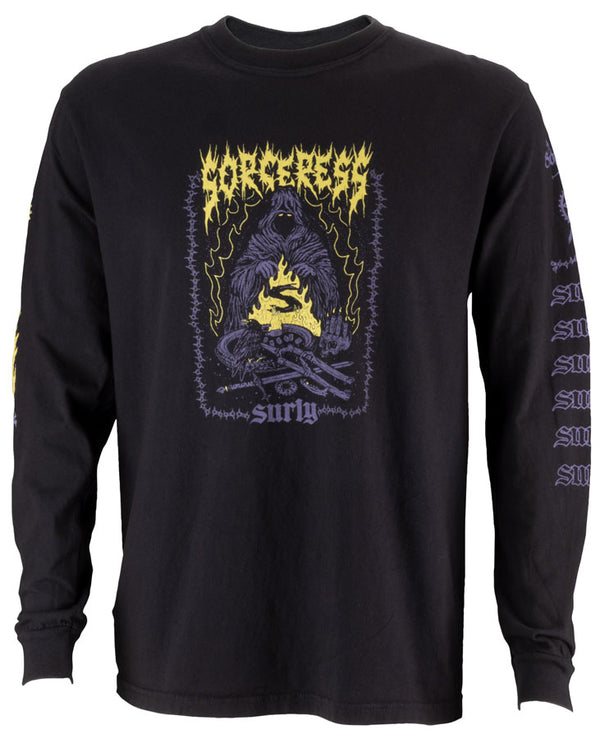 Surly Sorceress Long Sleeve Shirt Black - Medium