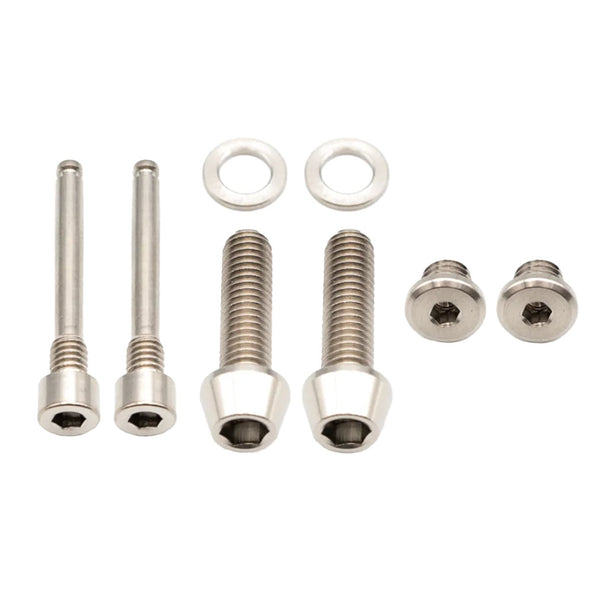 Better Bolts Shimano Brake Ti Bolt Kit SLX/XT/SAINT Silver