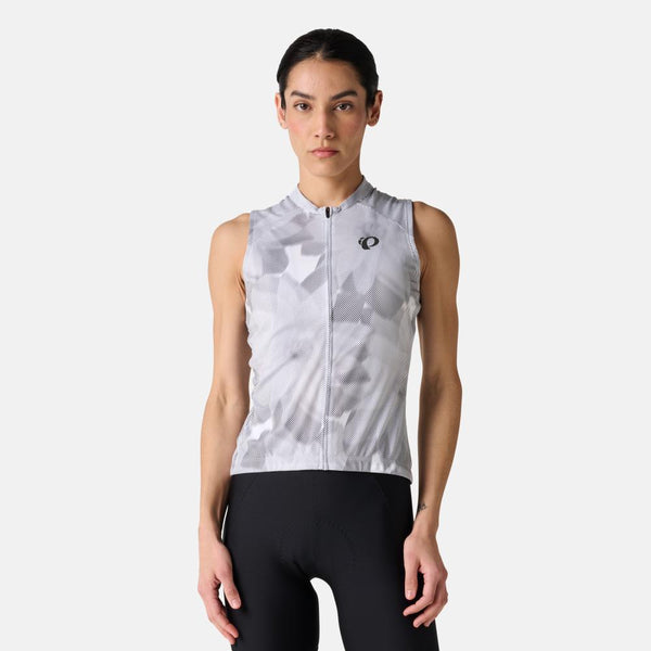 Women's Attack Sleeveless Jersey - WHITE BOTANICA / XS