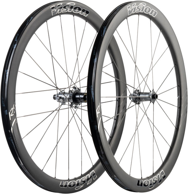 Vision Metron RS 45 Silver Edition Wheelset - 700 12 x 100mm/12 x 142mm Center-Lock HG 11/12 Carbon BLK
