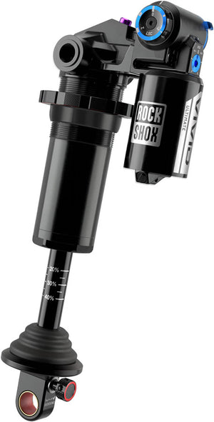 RockShox Vivid Coil Ultimate RC2T Rear Shock - 185 x 50mm Reb 55 / Comp 34 Adj. Hydraulic Bottom Out L/45 Standard Trunnion D1