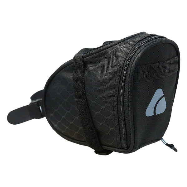 Axiom Oceanweave Aeropack M Seat Mount Bag Velcro Straps 4.3x3.3x6.7` 70 c.i. Black