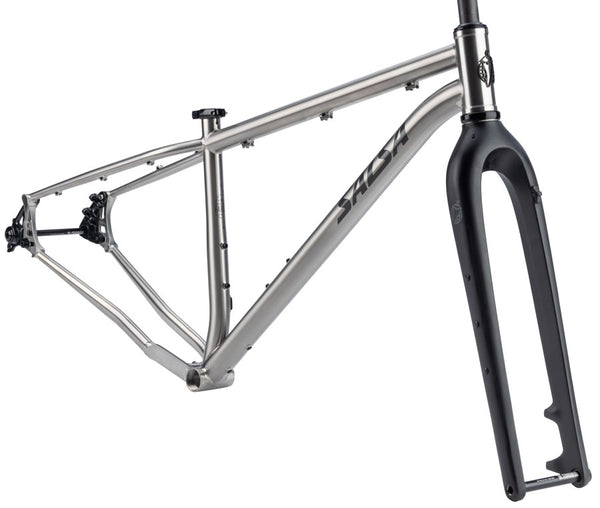 Salsa Fargo 32 Ti Frameset - 32" Titanium Brushed Titanium Large