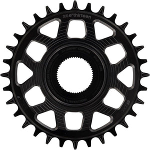 E*thirteen Helix R e*spec C-ring Shimano EP8  34t -Black 