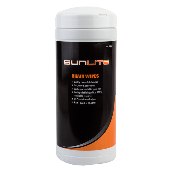 Sunlite Chain Wipes Chain Wipe Jar of 30