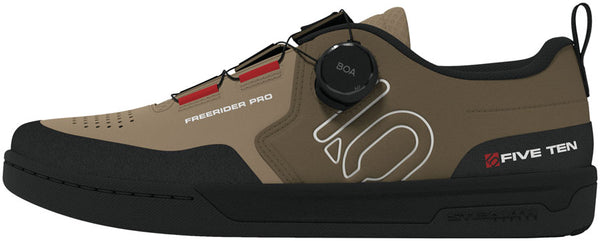 Five Ten Freerider Pro Boa Flat Shoes - Men's Cardboard/Off White/Core BLK 6.5