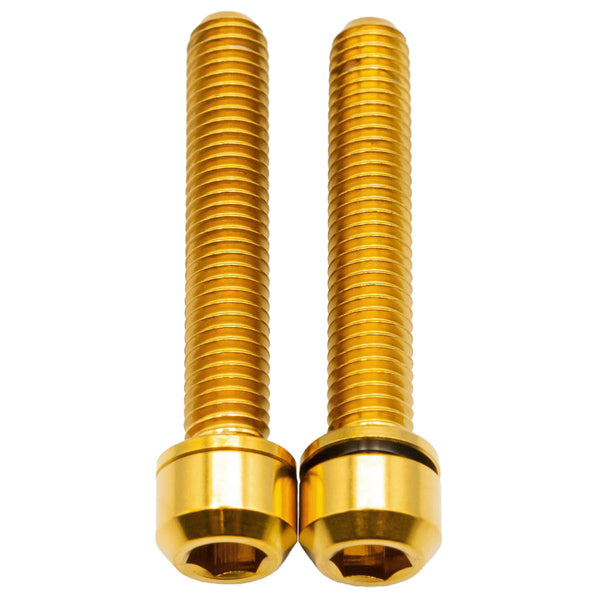 Better Bolts Enve Seat Post Clamp Ti Bolt Kit Gold 2/Count