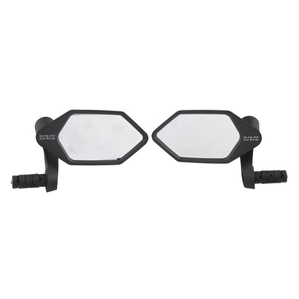 Sunlite High Impact eHD Bar End Mirror Bar End Black Pair