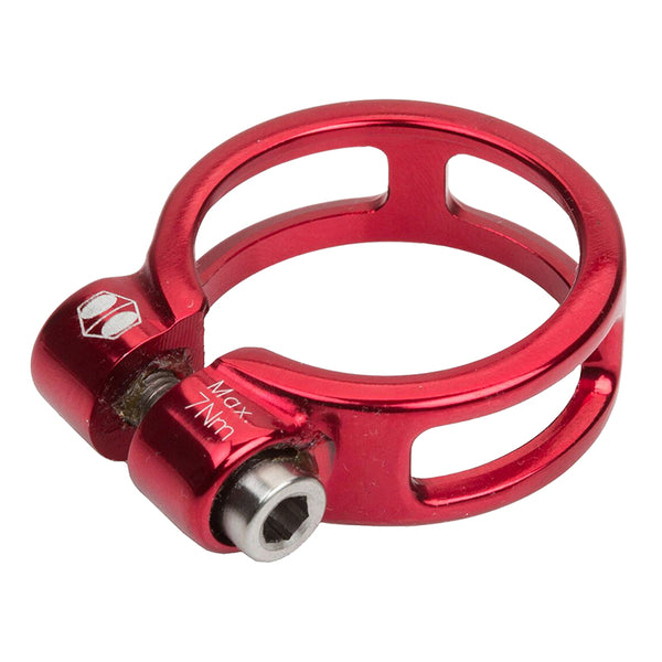 Box components Box One Fixed Seat Clamp  31.8 Red 6061AL 7g