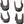 Ortlieb Rail Reducers For QL1/QL2 Systems Includes 2x8mm 2x11mm Enough 1 Pannier