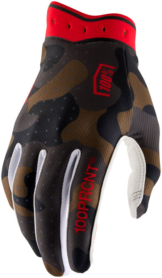 100% Itrack Gloves - Camo Small