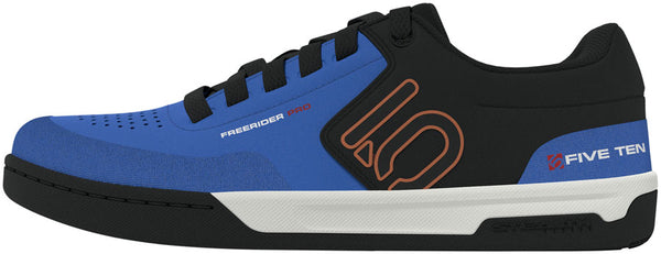 Five Ten Freerider Pro Flat Shoes - Men's Core Black/Pure Orange/Ray Blue 7