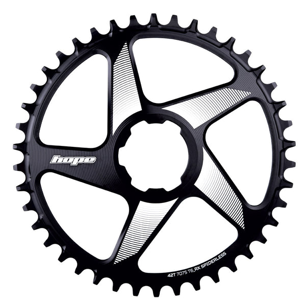 Hope RX V2 Spiderless Chainring 42T Black