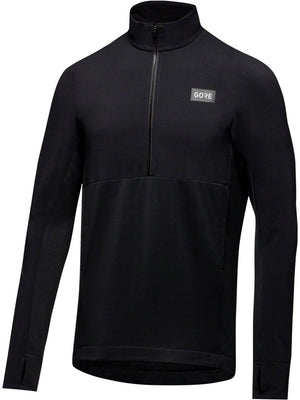 Gorewear Trail KPR Hybrid 1/2-Zip Jersey - Black Men's Small