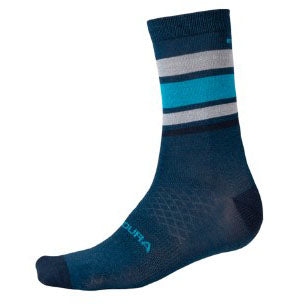 Endura BaaBaa Merino Stripe Sock Blueberry S/M