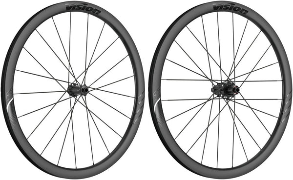 Vision Metron RS 37 Wheelset - 700 12 x 100mm/12 x 142mm Center-Lock HG 11/12 Carbon BLK