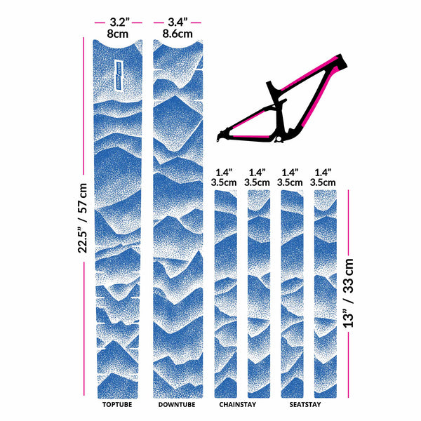 Ground Keeper Frame Keeper Ridgelines Blueberry Matte  