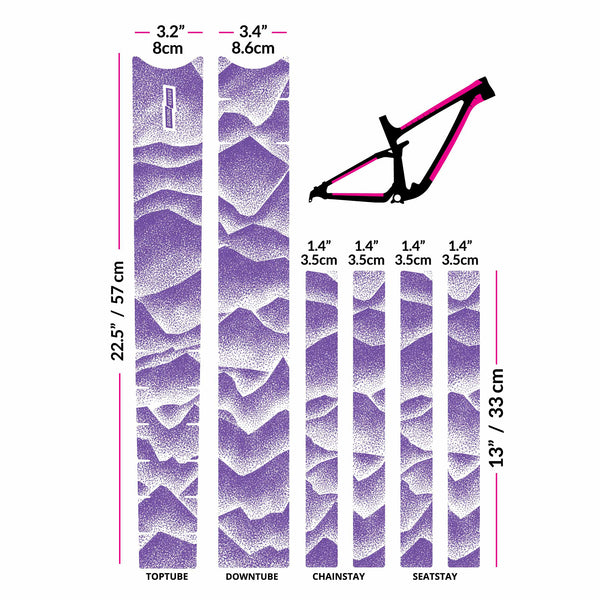 Ground Keeper Frame Keeper Ridgelines Grape Glossy  
