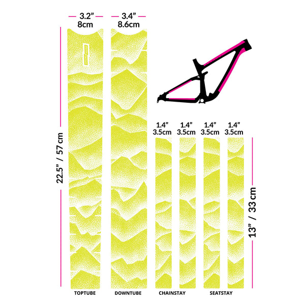 Ground Keeper Frame Keeper Ridgelines Lemon Glossy  