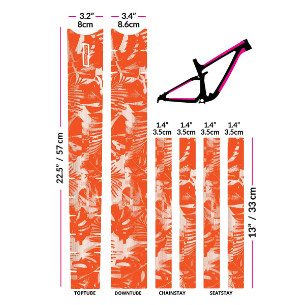 Ground Keeper Frame Keeper Tropical Glitch Tangerine Matte  