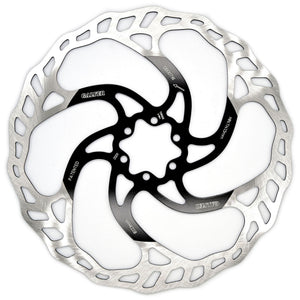 Galfer 203mm Rotor 6-Bolt  2.0mm Black/Silver