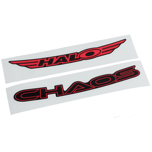 Halo Chaos Rim Decals Red