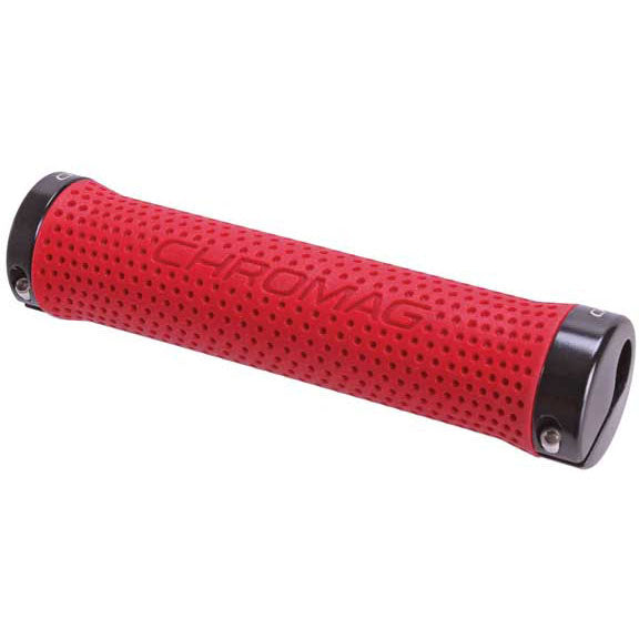 Chromag Basis Grips - Red/Black
