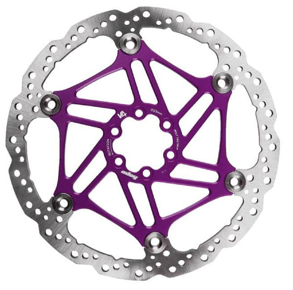 Hope V4 Vented Disc Rotor 6-Bolt Float/Wave 203mm Purpl