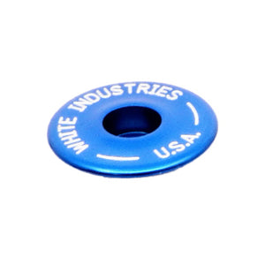 White Industries Headset Top Cap 6061-T6 Aluminum Blue