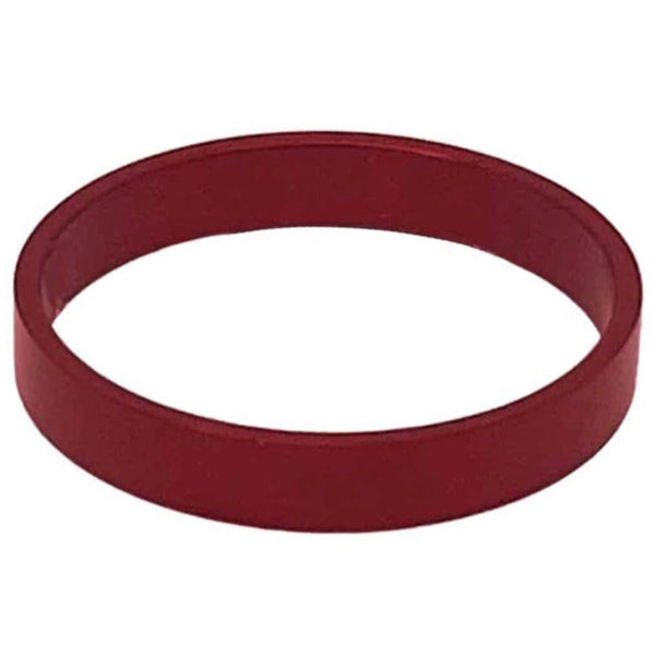 White Industries Straight Headset Spacer 5mm 1-1/8" Red Each