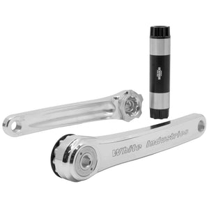 White Industries M30 Mountain Cranks 30mm Spindle 155mm Silver